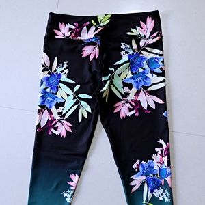Flower leggings ombre